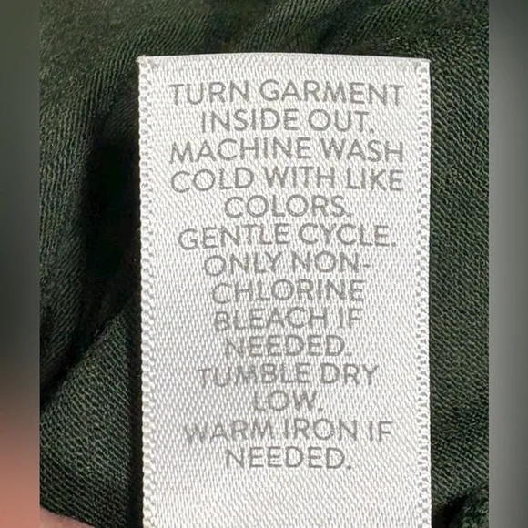 J.Jill-Gorgeous olive blouse. Super soft, roll tab sleeve. Size medium. Like new - Picture 8 of 11